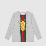 Children's beetle Web print shirt