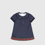 Robe en jean pour bébé en jersey de coton