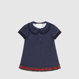 Vestido de Bebé de Tejido Vaquero de Punto