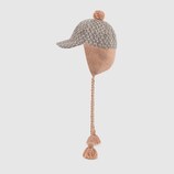 Chevron cap with ear flaps