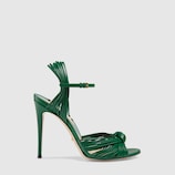 Leather knot sandal