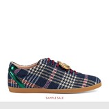 Baskets à imprimé tartan avec motif GG