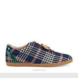 Sneaker mit Schottenkaro und GG