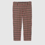 Pantalone in misto lana a quadri