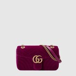 GG Marmont velvet shoulder bag