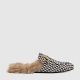 Princetown dot jacquard slipper