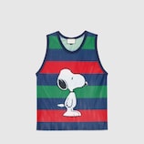Débardeur en résille à imprimé Snoopy