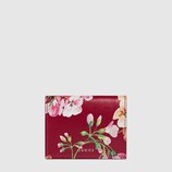 Blooms leather card case