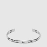 Blind for Love bracelet in silver