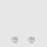 Blind for Love earrings in silver