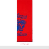Wool tiger jacquard scarf