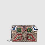 Dionysus embroidered shoulder bag