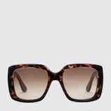 Square-frame optyl sunglasses