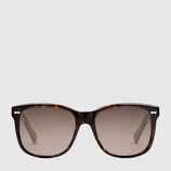 Square-frame acetate sunglasses