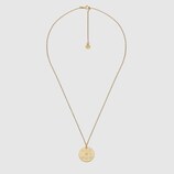 Icon necklace in yellow gold
