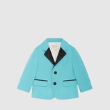 Baby Jacke aus Twill mit Stickereien