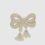 Broche con Lazo de Cuentas de Resina