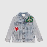 Chaqueta Infantil de Tejido Vaquero Bordada