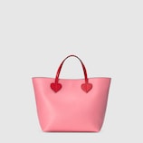Children's leather hearts tote
