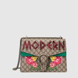 Dionysus embroidered shoulder bag