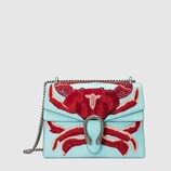 Schultertasche Dionysus mit Stickerei