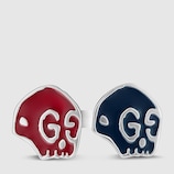 GucciGhost enameled ring in silver