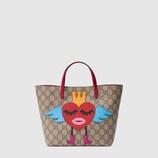Children's winged heart tote