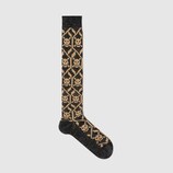 Geometric skulls stretch cotton socks
