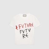 Cotton t-shirt with Future print