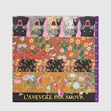 Schal aus Seide mit Patchwork-Print
