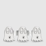 GucciGhost double finger ring in silver