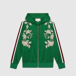 Embroidered jersey sweatshirt