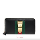 Sylvie leather zip around wallet