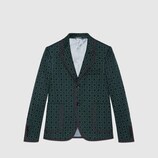 Horsebit jacquard jacket