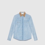 Embroidered denim Duke shirt