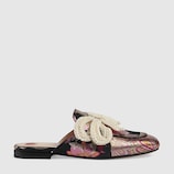 Princetown brocade slipper with bow