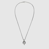 Anger Forest eagle head necklace in silver