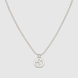 Interlocking G necklace in silver