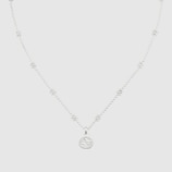 Interlocking G necklace in silver