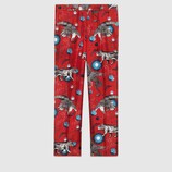 Space Animals print silk pant