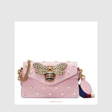 Broadway leather clutch