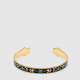 Bracciale Icon in oro giallo con smalto