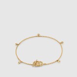 Double G bracelet with diamonds