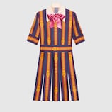 Sylvie Chain print silk dress