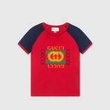 Gucci print cotton t-shirt