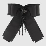 Grosgrain bow brooch