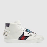 Zapatilla Deportiva Ace de Caña Alta con Bordados Desmontables