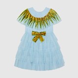 Children's tulle dress with sequins