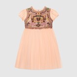 Children's tulle dress with embroidery