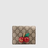 GG Supreme card case with cherries